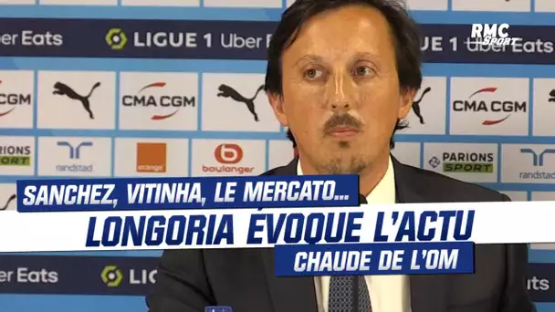 OM : Sanchez, Vitinha, mercato... Pablo Longoria évoque les sujets chauds de l'été