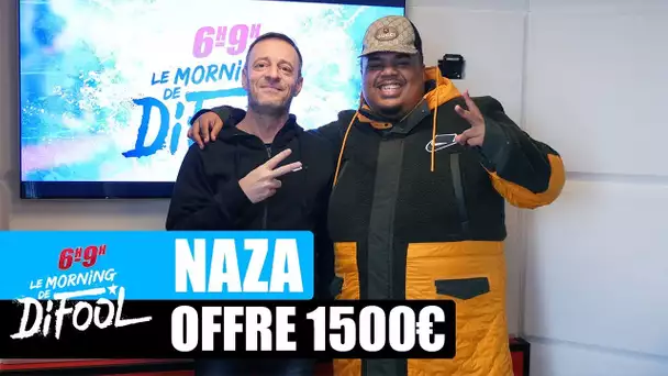 Naza offre 1500€ à un auditeur !  #MorningDeDifool