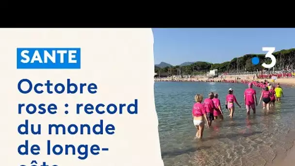 Record du monde de longe-côte à Mandelieu-la-Napoule