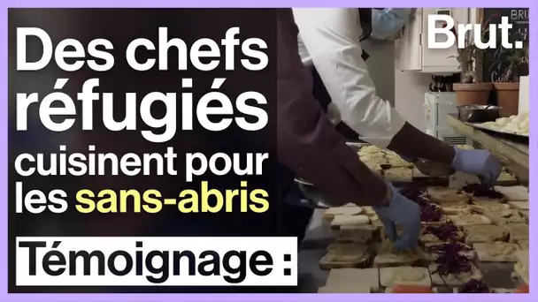 Des chefs réfugiés cuisinent pour les sans-abri pendant la crise sanitaire