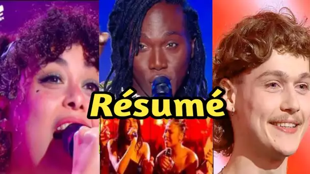 The Voice du 12 avril 2025 : quels talents continuent ?  Résumé.