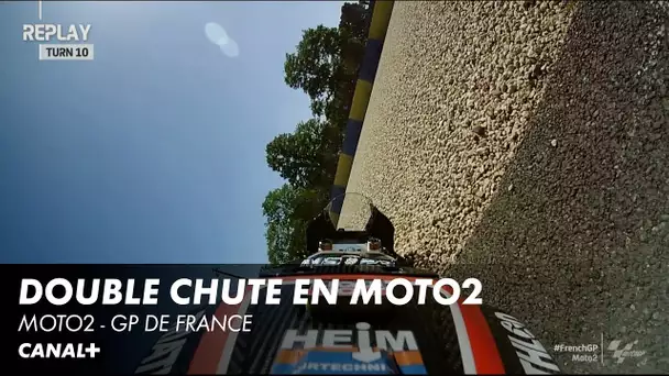 Double chute lors des essais libres 1 - Moto2