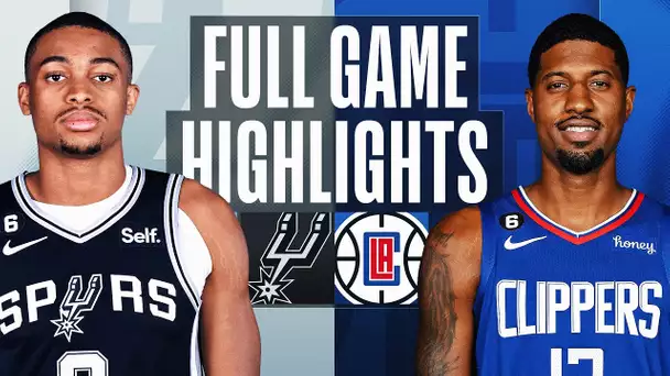 SPURS at CLIPPERS | FULL GAME HIGHLIGHTS | January 26, 2023
