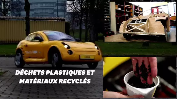 Cette voiture est entièrement faite de déchets plastiques et de matériaux recyclés