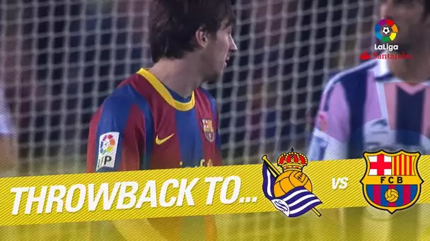 Resumen de Real Sociedad vs FC Barcelona (2-1) 2010/2011
