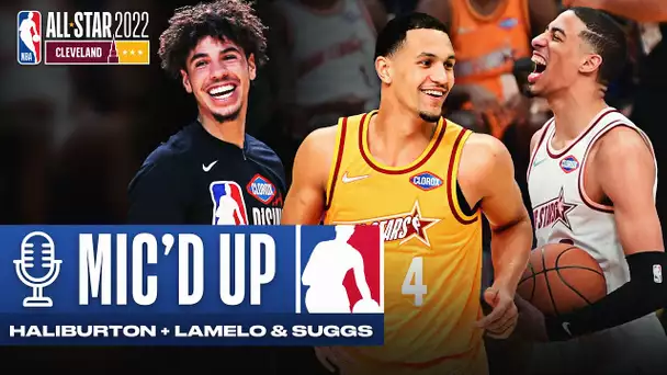 Haliburton + LaMelo & Suggs Mic'd Up 🔊