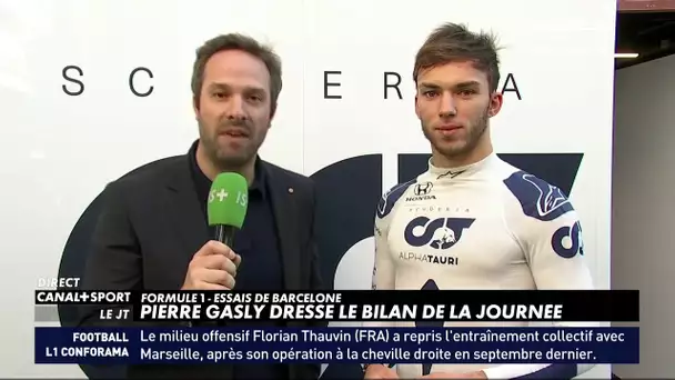 F1 - Pierre Gasly satisfait de ses débuts