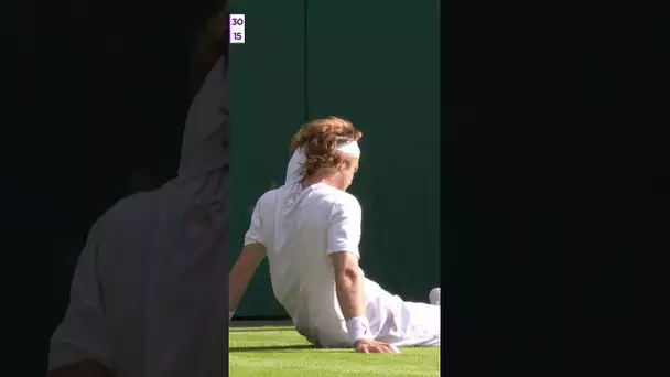 😲 Quand Rublev laisse Bublik BOUCHE BÉE après un plongeon de fou furieux ! #shorts