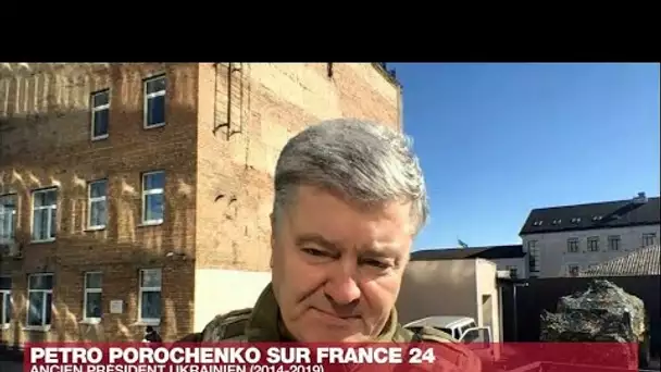 Petro Porochenko, ex-président ukrainien : "Poutine est faible quand nous sommes unis" • FRANCE 24