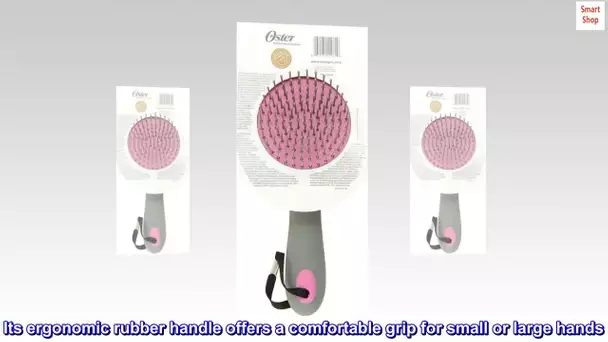 Oster Equine Care Series Mane & Tail Horse Brush, Pink (0-34264-41962-9)