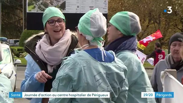 Journée de mobilisation à l'hôpital de Périgueux