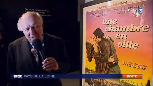Michel Piccoli sur le plateau de France 3 Pays de la Loire