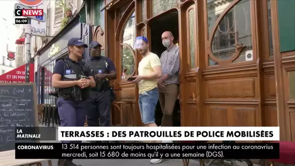 Terrasses : des patrouilles de police mobilisées