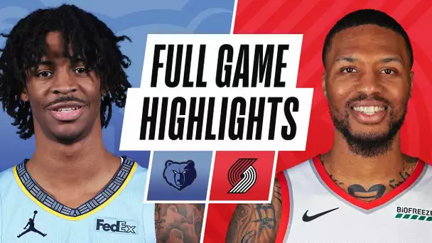 GRIZZLIES at BLAZERS | FULL GAME HIGHLIGHTS | April 23, 2021