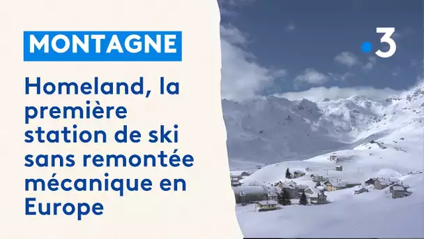 Homeland, la première station de ski sans remontée mécanique en Europe
