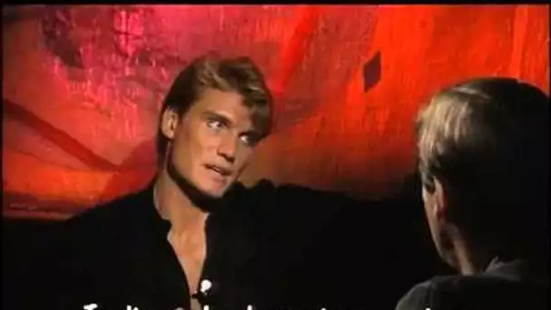 Cinéma. Interview signalement : Dolph Lundgren (Deuxième partie) - Archive INA