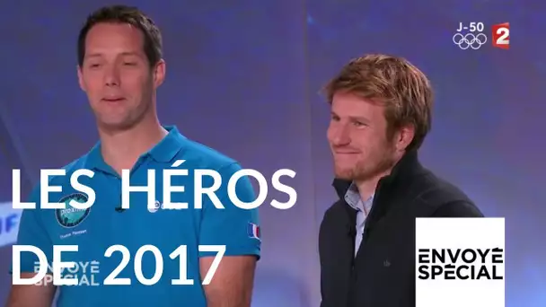 Envoyé spécial. Thomas Pesquet et François Gabart, deux "héros de 2017"  - 21 déc. 2017 (France 2)