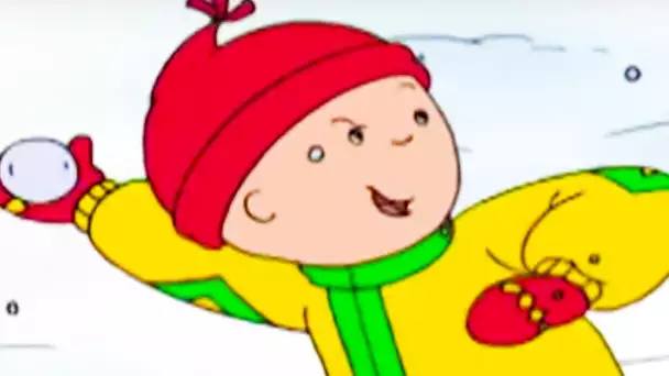 Caillou en français | Caillou Bataille de Boules de Neige | Caillou Holiday Movie | dessin animé