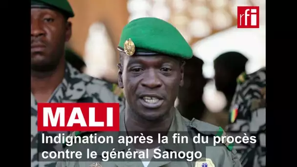 Mali : indignation  après la fin du procès contre le général Sanogo
