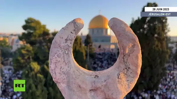 Jérusalem-Est : des milliers de musulmans célèbrent l'Aïd al-Adha dans la mosquée Al-Aqsa