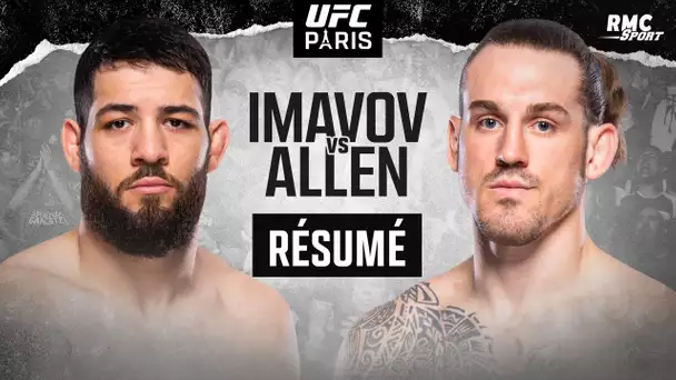 Résumé UFC Paris : IMAVOV 🇫🇷 vs Allen, un combat pour forcer une demi-finale mondiale