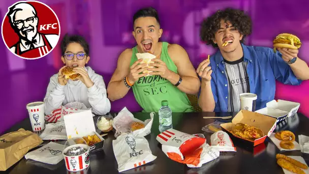 ON MANGE TOUTE LA CARTE KFC (+10’000 calories)