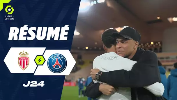 AS MONACO - PARIS SAINT-GERMAIN (0 - 0) - Résumé - (ASM - PSG) / 2023-2024