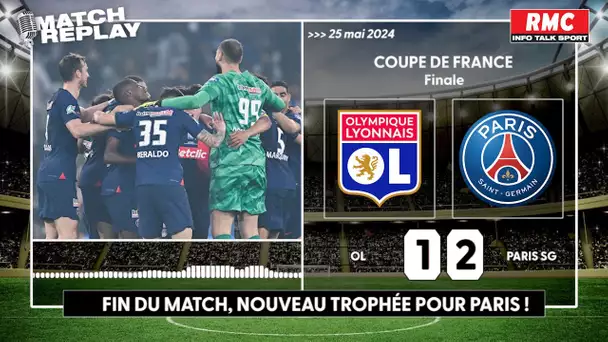 OL 1-2 PSG : Paris s’adjuge une nouvelle Coupe de France… le goal replay du match