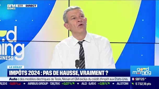 Nicolas Doze face à Jean-Marc Daniel : Impôts 2024, pas de hausse, vraiment ?