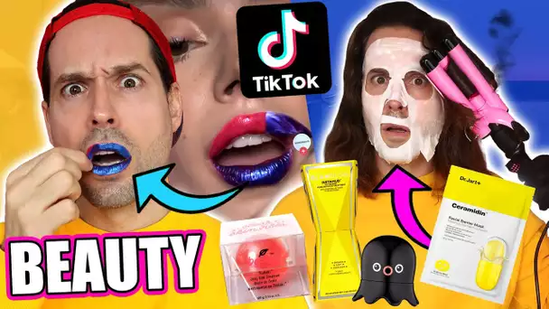 Je teste des PRODUITS DE BEAUTÉ TikTok et ça tourne mal - HUBY