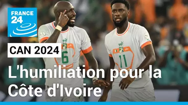 CAN 2024 : Humiliée, la Côte d'Ivoire au bord de l'élimination • FRANCE 24