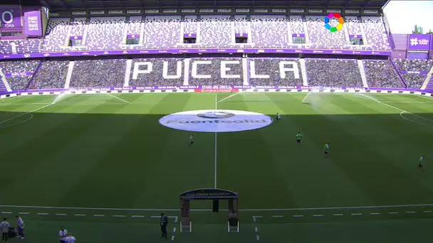 Calentamiento Real Valladolid CF vs D. Alavés