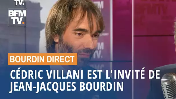 Cédric Villani face à Jean-Jacques Bourdin en direct