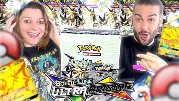 ON OUVRE UNE DISPLAY POKEMON ULTRA PRISME 36 BOOOSTERS SOLEIL ET LUNE !