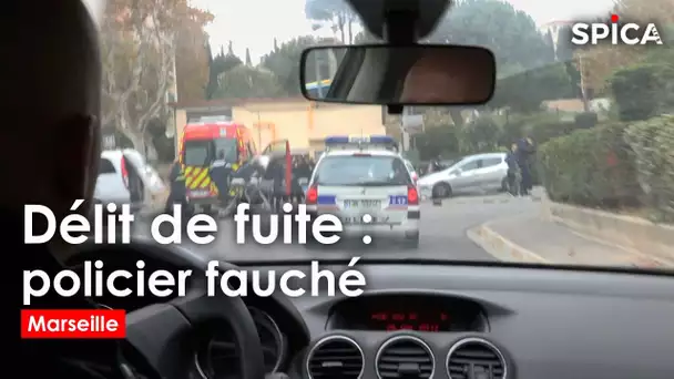 Policier fauché et délit de fuite / Marseille