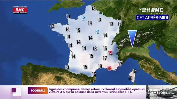 Votre météo du jeudi 17 mars 2022