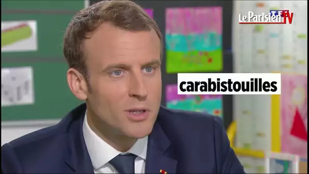 Macron : « Il ne faut pas raconter des carabistouilles »