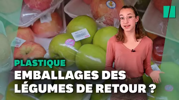 Un retour des emballages plastiques pour les fruits et légumes ?