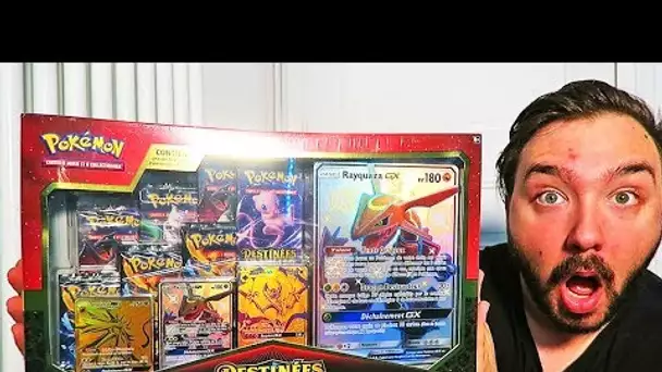 MEILLEURE Ouverture d'un COFFRET POKEMON RAYQUAZA SHINY XXL FR ! DESTINEES OCCULTES !