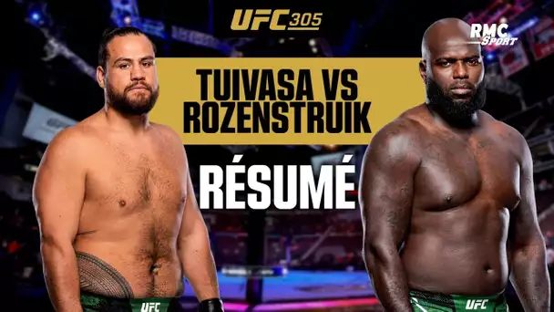 Résumé UFC 305 : Rozenstruik vs Tuivasa, un combat tout en maitrise dans la catégorie de Ciryl Gane