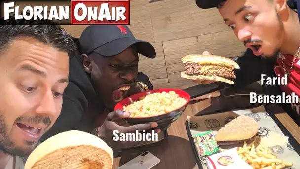 Il casse son REGIME avec ce TRIPLE BURGER (feat Sambich et Farid Bensalah) - VLOG #890