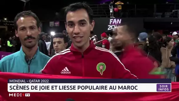 Mondial 2022 : Scènes de joie et liesse populaire au Maroc