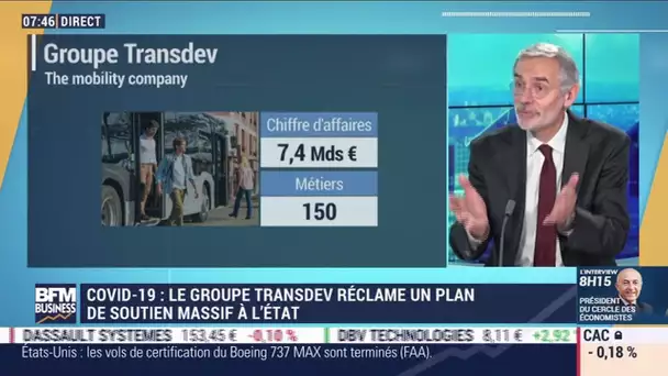 Thierry Mallet (Transdev) : Le groupe Transdev réclame un plan de soutien massif à l'Etat