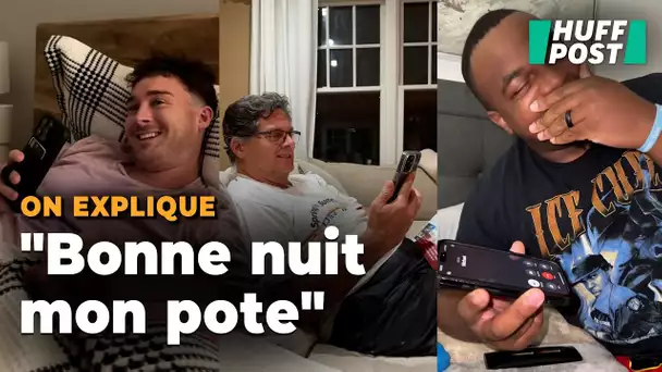 Ces hommes s’appellent pour se souhaiter bonne nuit et leurs réactions sont hilarantes