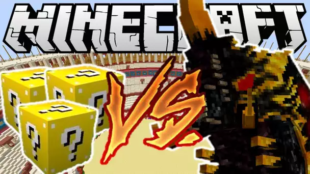 J&#039;AFFRONTE UN MONSTRE GIGANTESQUE ! LUCKY BLOCK CHALLENGE MINECRAFT