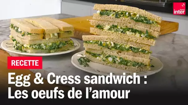 Egg & Cress Sandwich - Les recettes de François-Régis Gaudry