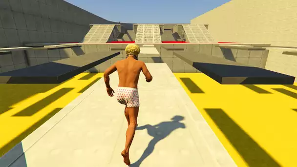 NOUVEAU MINI JEU : PARKOUR A PIED ! (Team vs Team)