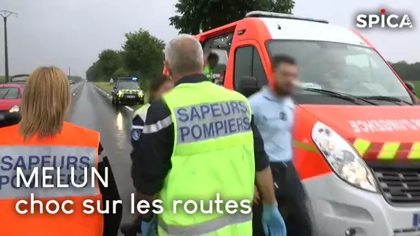 Melun en alerte : choc sur les routes de campagnes