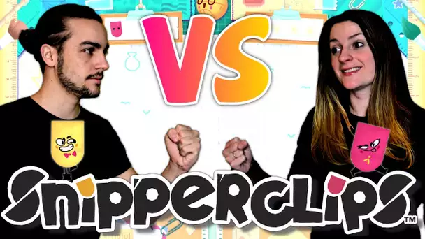 GUILLAUME VS KIM | SNIPPERCLIPS MODE DOJO NINTENDO SWITCH COOP FR