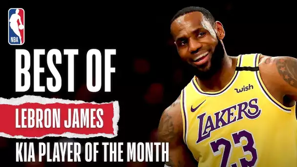 LeBron James's January Highlights | KIA Player of the Month